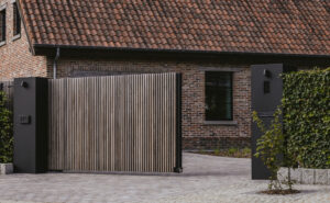 Houten poort